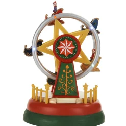 Manège roue Harvestown animée et lumineuse multicolore