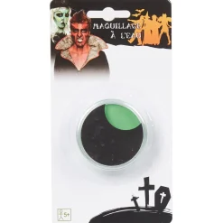 Maquillage fard à l'eau vert