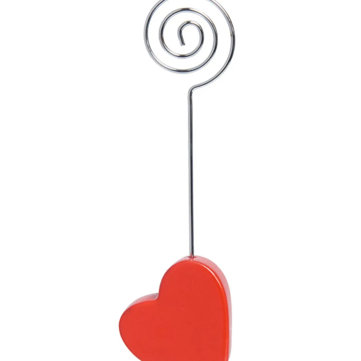 Marque place coeur rouge