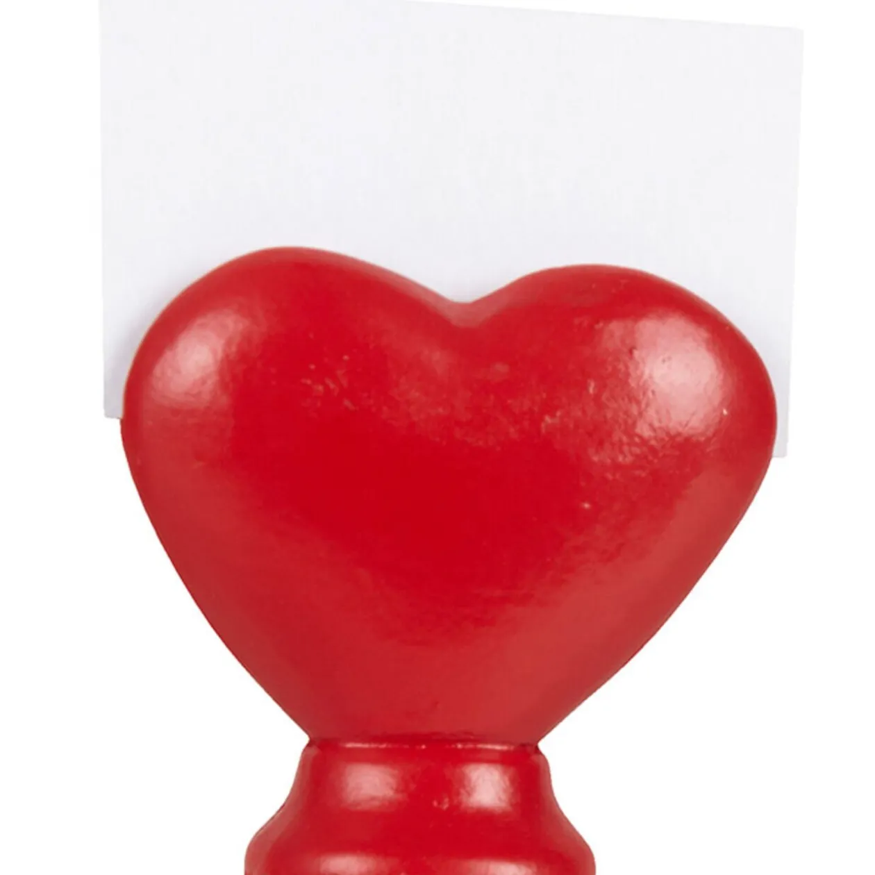 Marque place coeur rouge x2