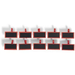 Marque place pince bois avec ardoise x10