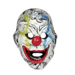 Masque adulte Halloween clown terrifiant 2 faces