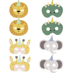 Masque animaux sauvage x8