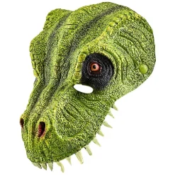 Masque enfant dinosaure vert