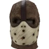 Masque horreur Halloween latex marron