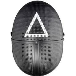 Masque Squid Game triangle/rond/carré noir