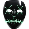 Masque tête cousue lumineux adulte