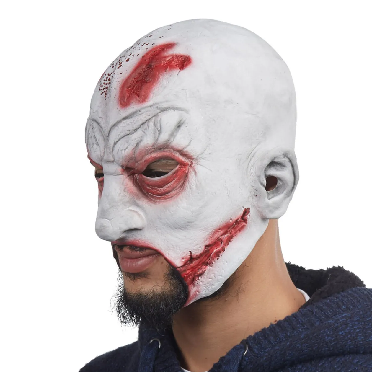 Masque zombie en sang adulte