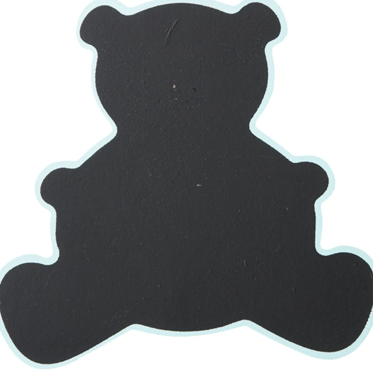 Menu chevalet ourson bleu