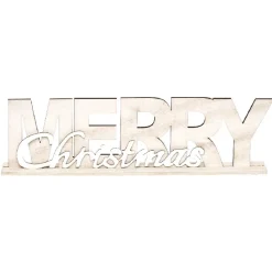 Message à poser avec inscription Merry Christmas