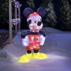 Mickey lumineux XL 100 Led Multicolore clignotant à poser H75 cm