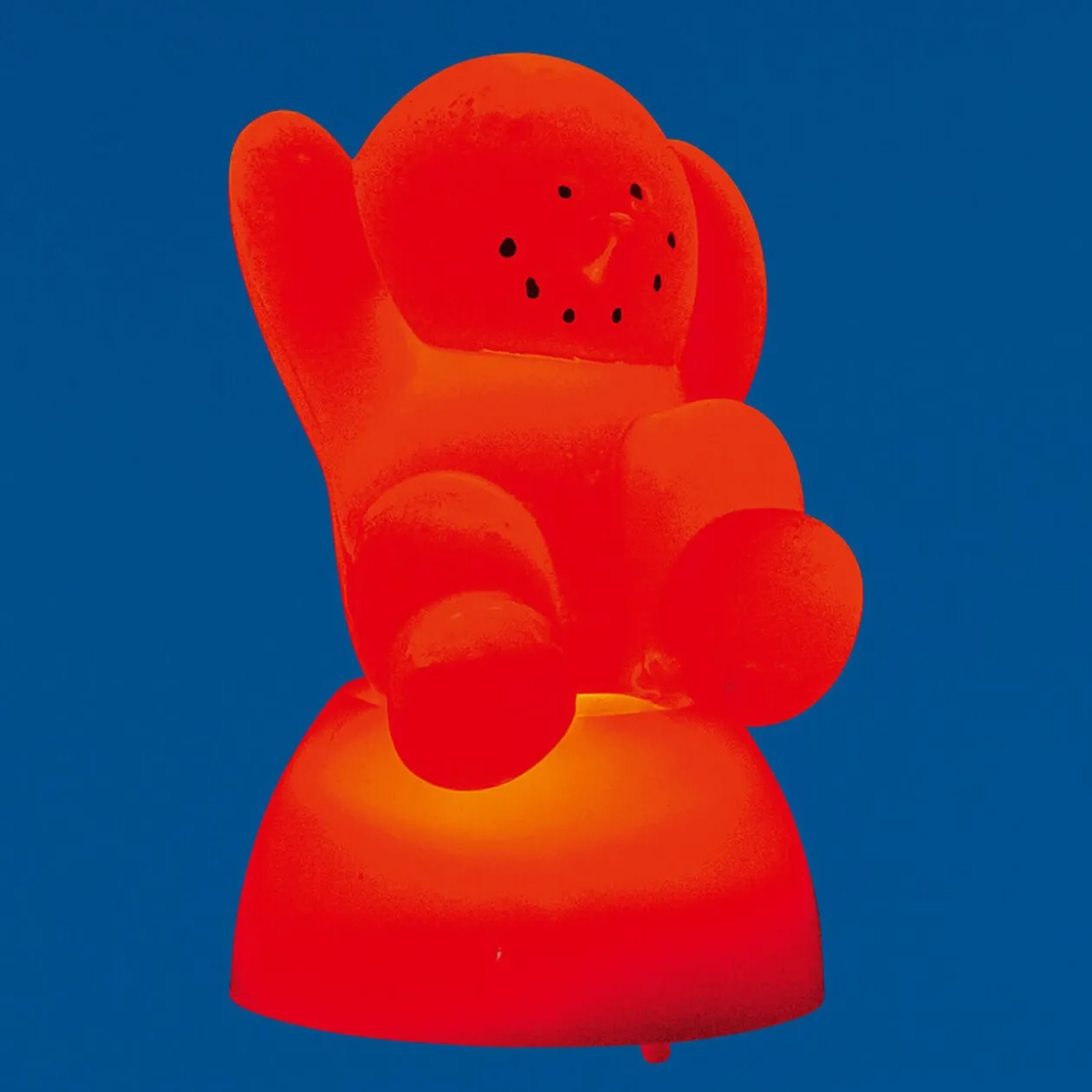 Mini bonhomme de neige Noël lumineux à poser h.5,5 cm