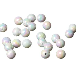 Mini boule décorative blanche x24