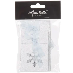 Mini pochette cadeau argenté x6