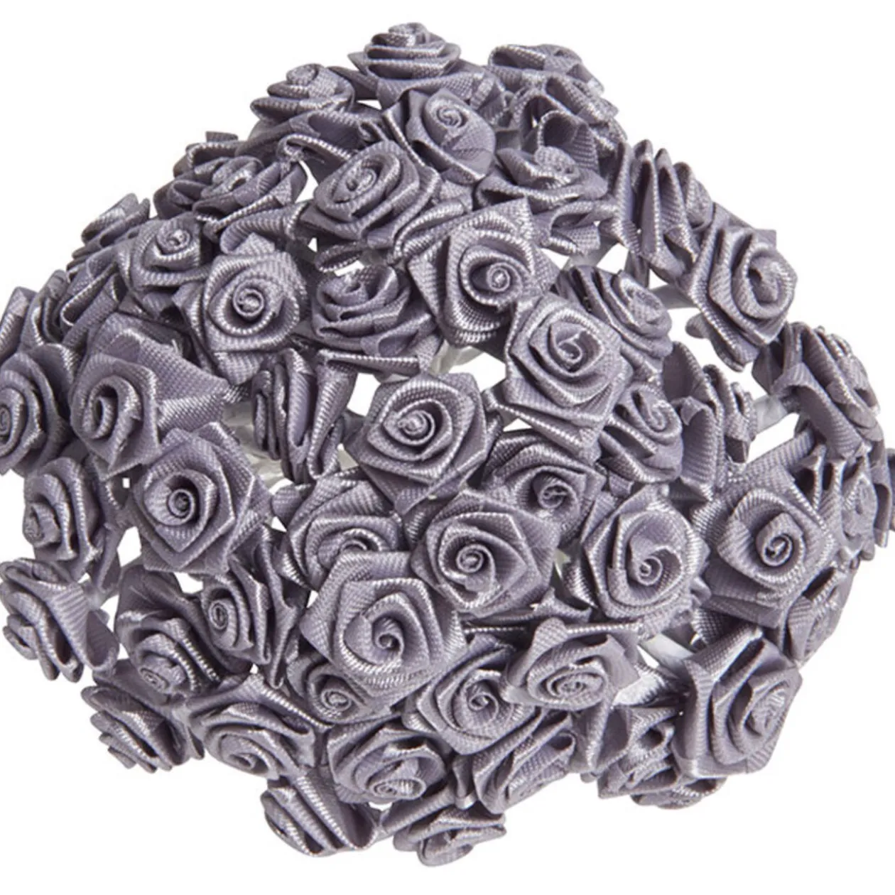 Mini rose argenté x72