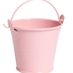 Mini seau rose x3
