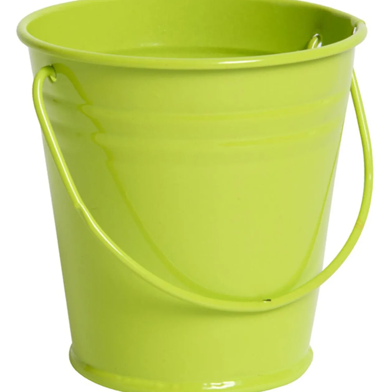 Mini seau vert anis x3