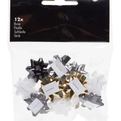 Mini étoiles en bolduc x12