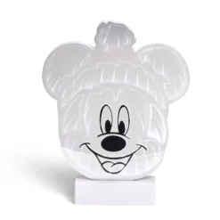 Miroir LED Disney Mickey effet infini à piles H25cm