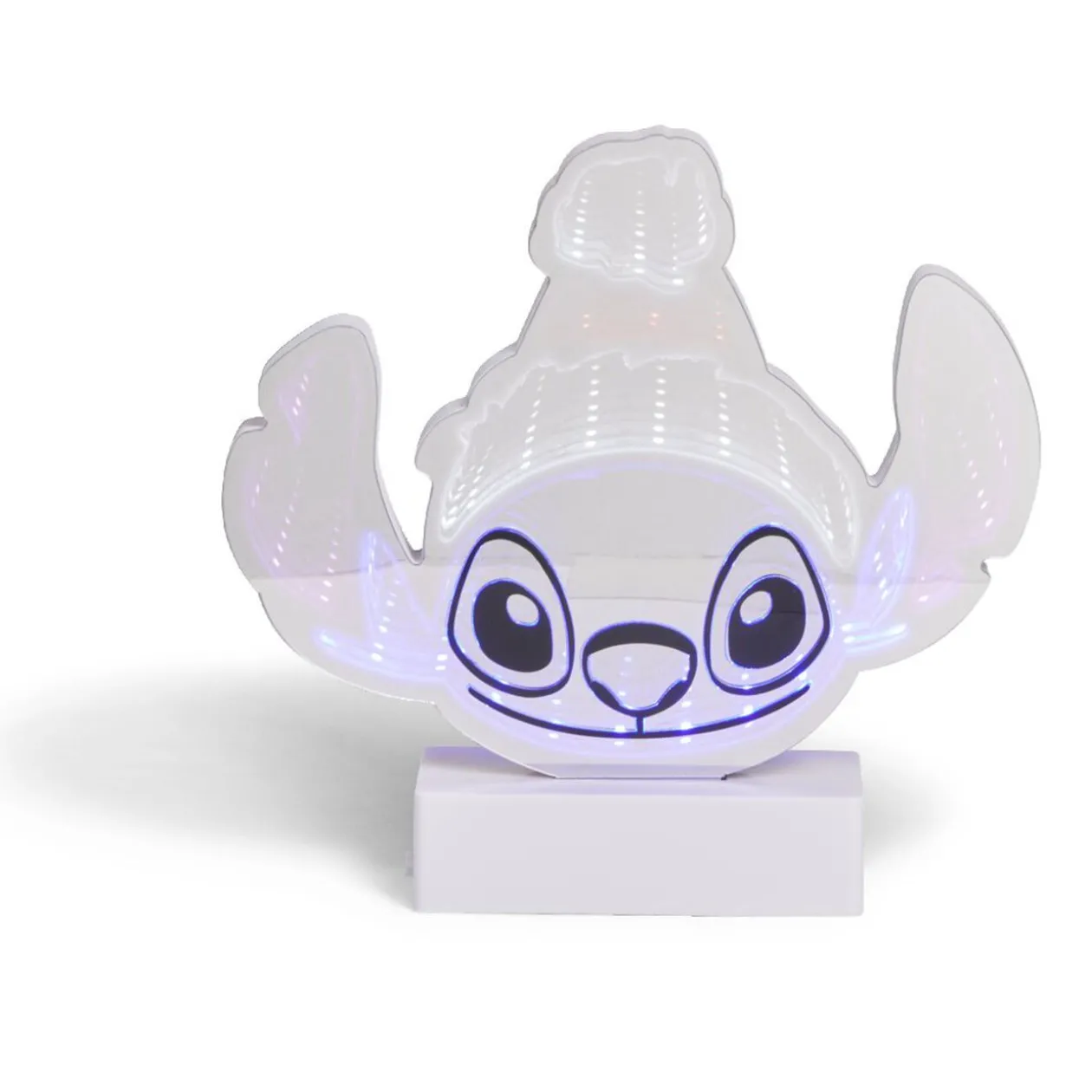 Miroir LED Disney Stitch effet infini à piles H19cm