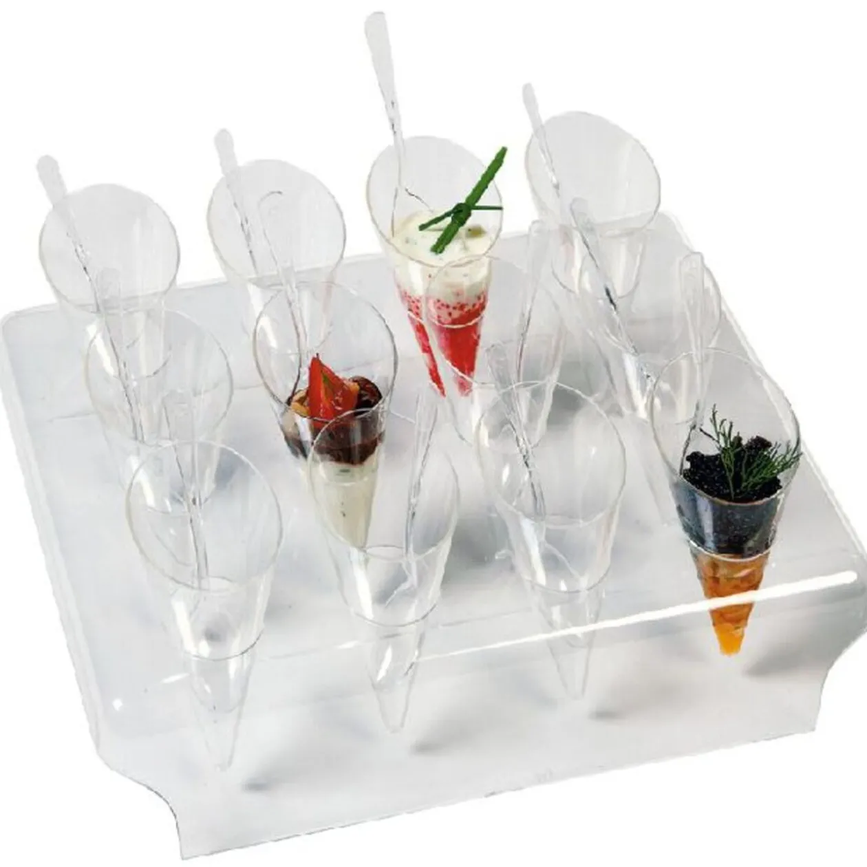 Mise en bouche cône x12