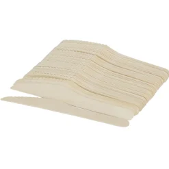 Ménagère bois de bouleau fourchette couteau cuillère x150