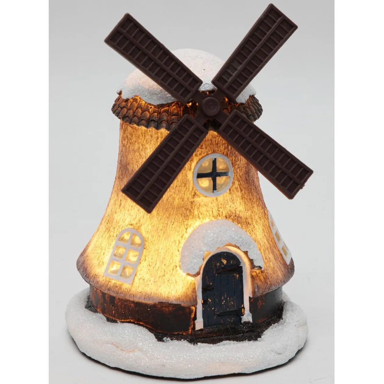 Moulin neige lumineux