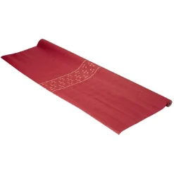 Nappe damassée en papier rouge 6 m