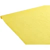 Nappe damassée jaune en papier 6 m