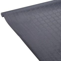 Nappe damassée noire en papier 6 m
