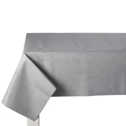 Nappe de Noël pliée argentée