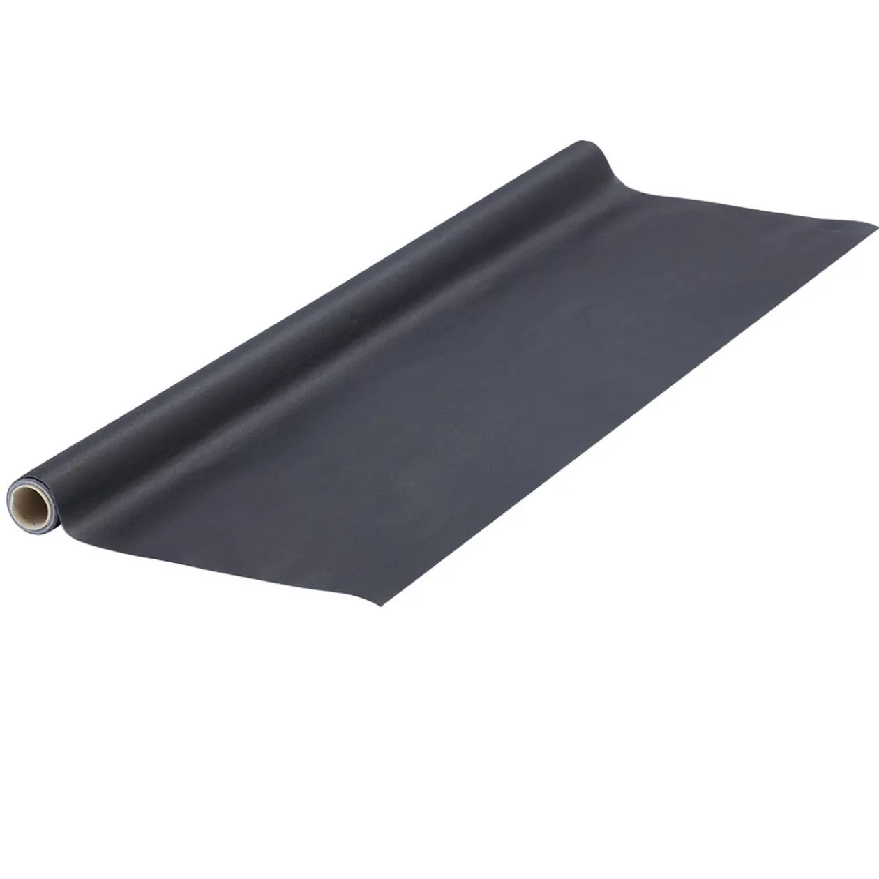 Nappe en papier voie sèche effet tissu noir 4 m