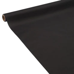 Nappe en papier voie sèche effet tissu noir 4 m