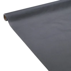 Nappe en papier voie sèche effet tissu gris foncé 4 m
