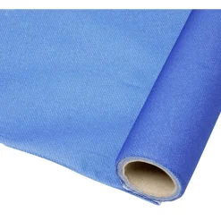 Nappe en papier voie sèche effet tissu bleu nuit 4m