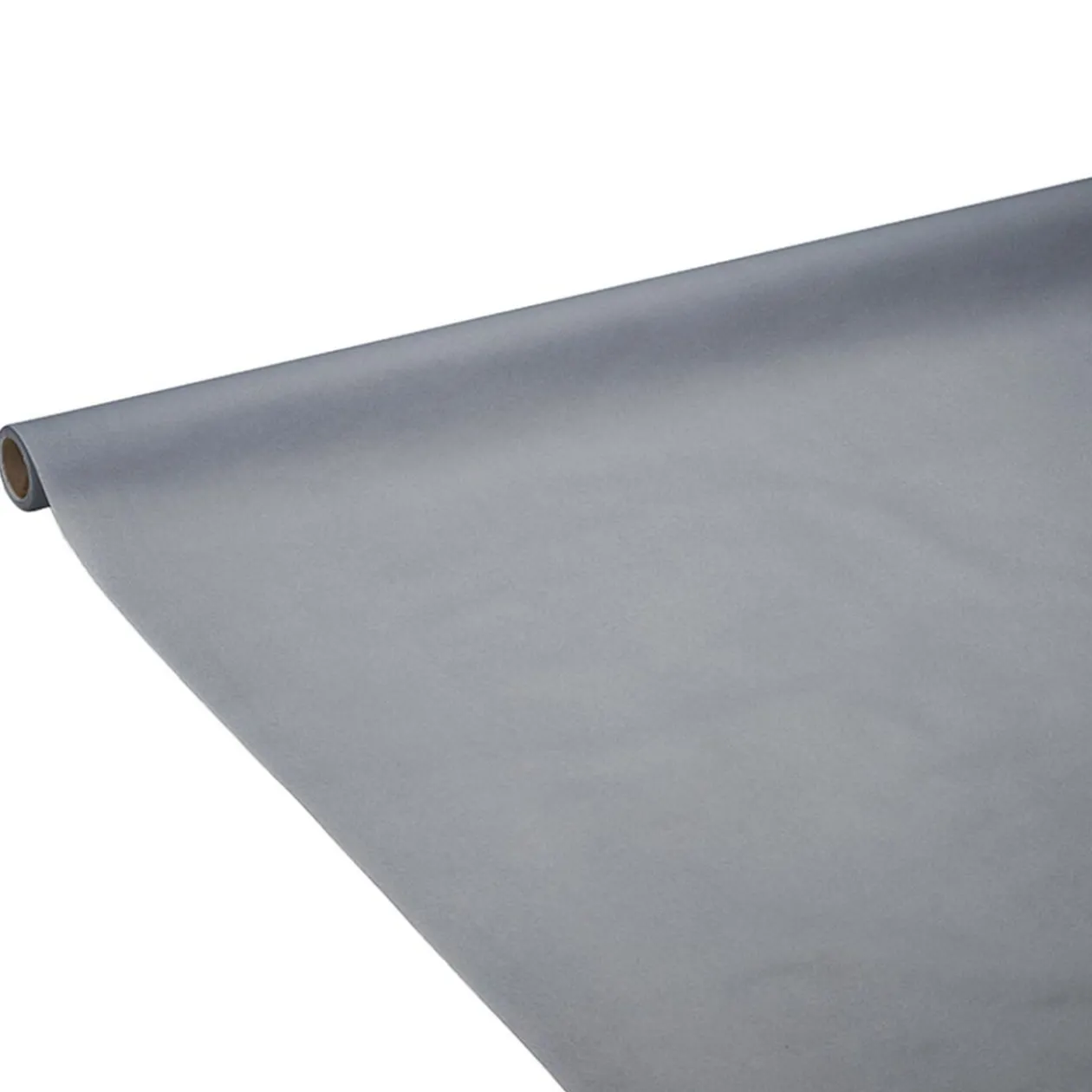Nappe en papier voie sèche effet tissu gris clair 4 m
