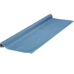 Nappe en papier voie sèche effet tissu bleu canard 4 m