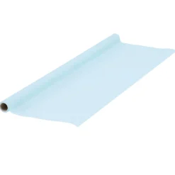 Nappe en papier voie sèche effet tissu bleu clair clair 4 m