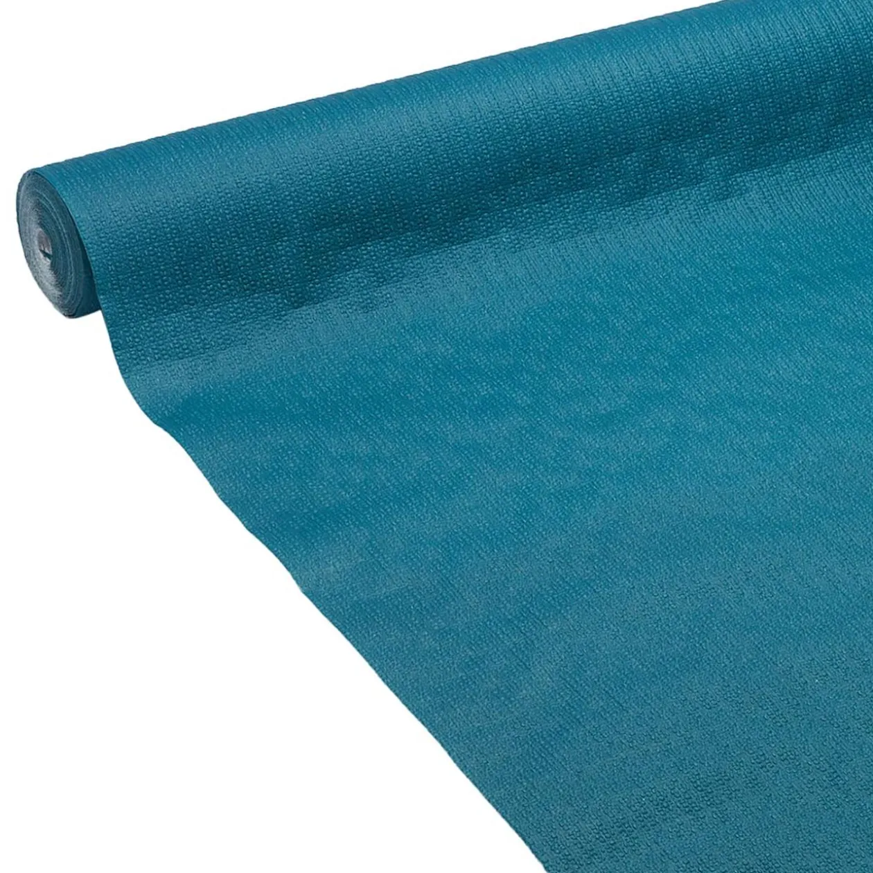 Nappe gauffrée bleu canard en papier 20 m