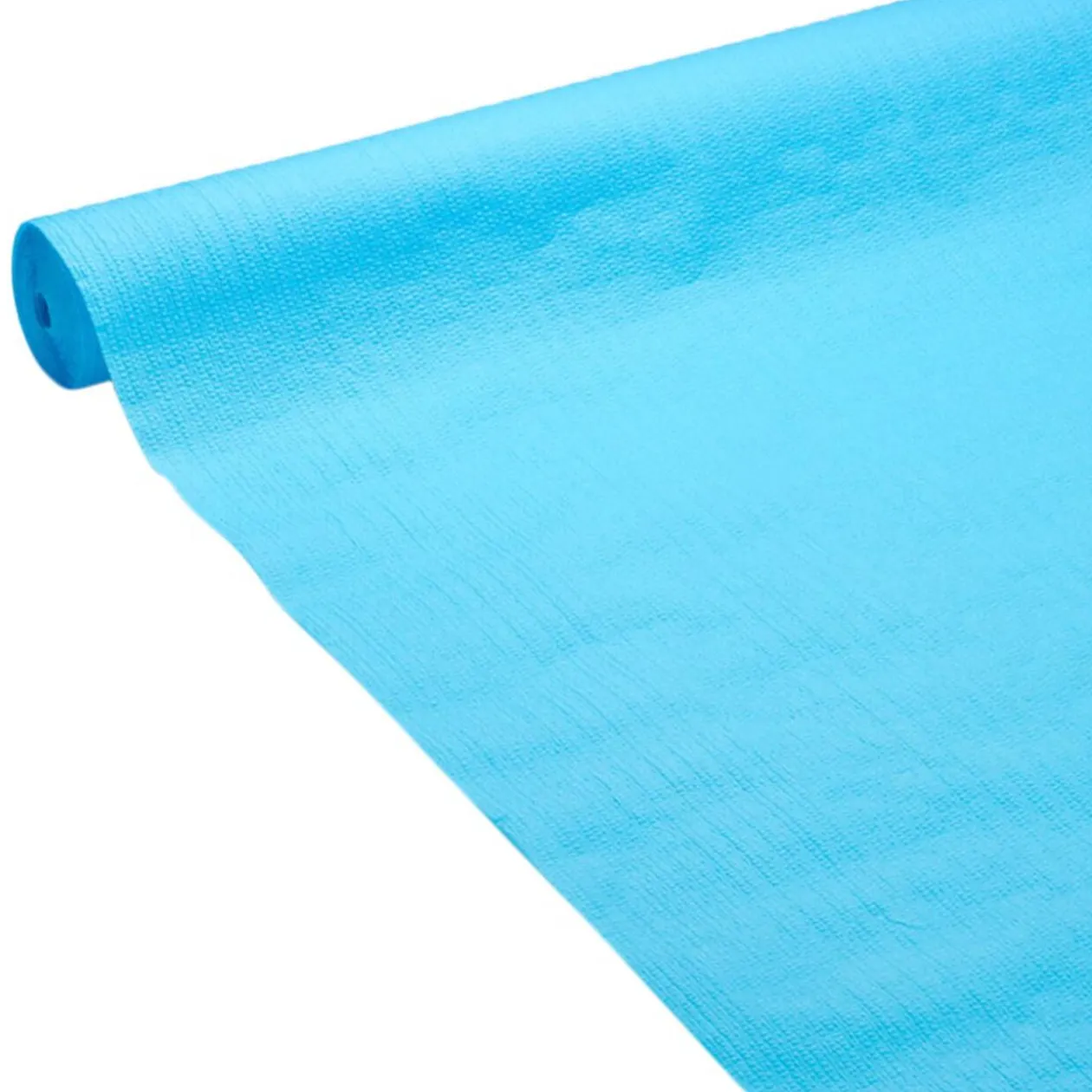Nappe gauffrée bleu clair en papier 20 m