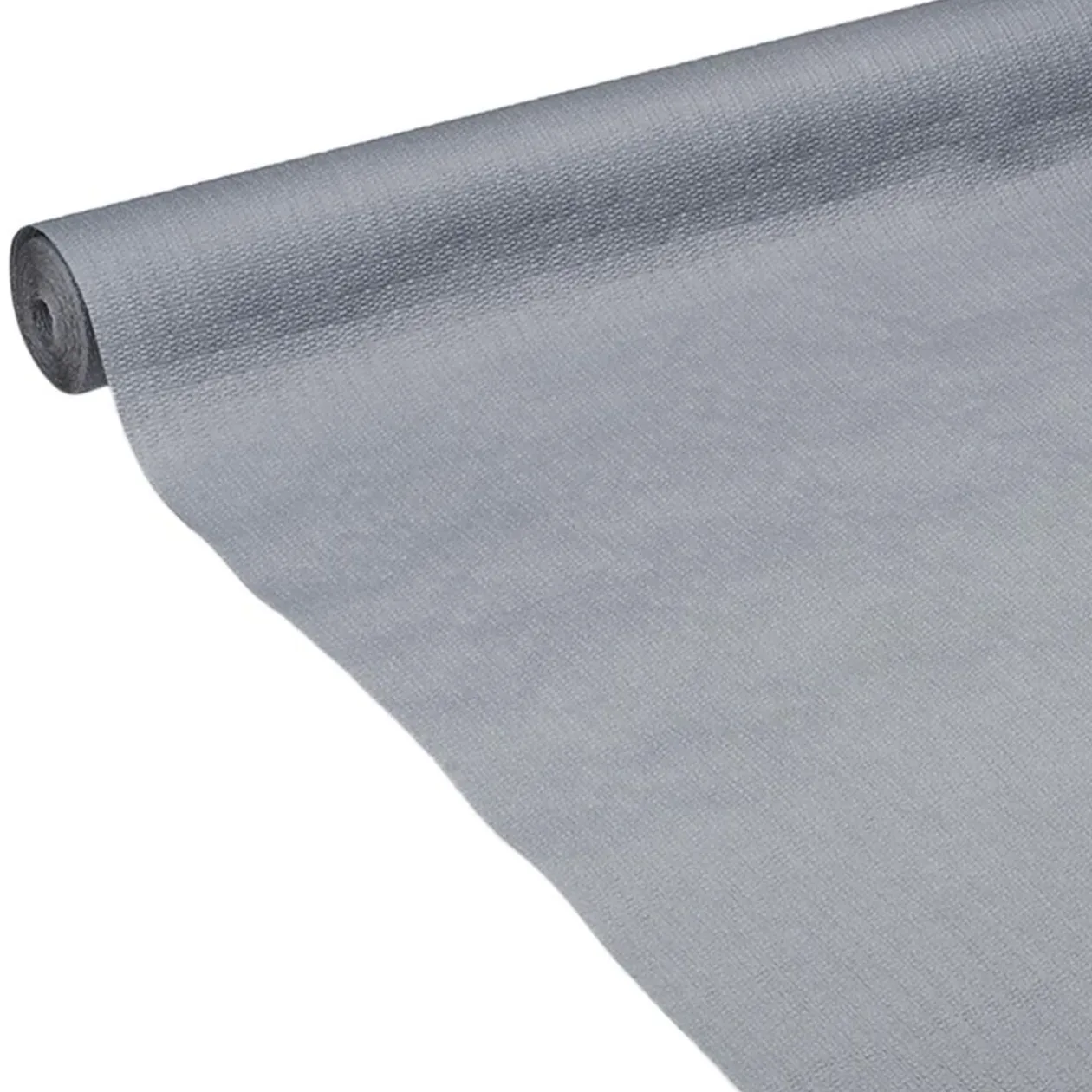 Nappe gauffrée gris clair en papier 20 m