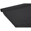 Nappe gauffrée noire en papier 20m