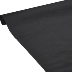 Nappe gauffrée noire en papier 20m