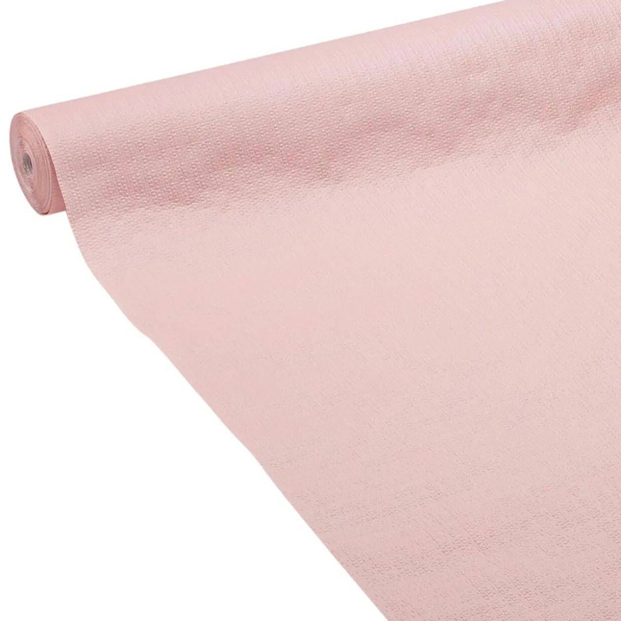 Nappe gauffrée rose pâle en papier L 20 m