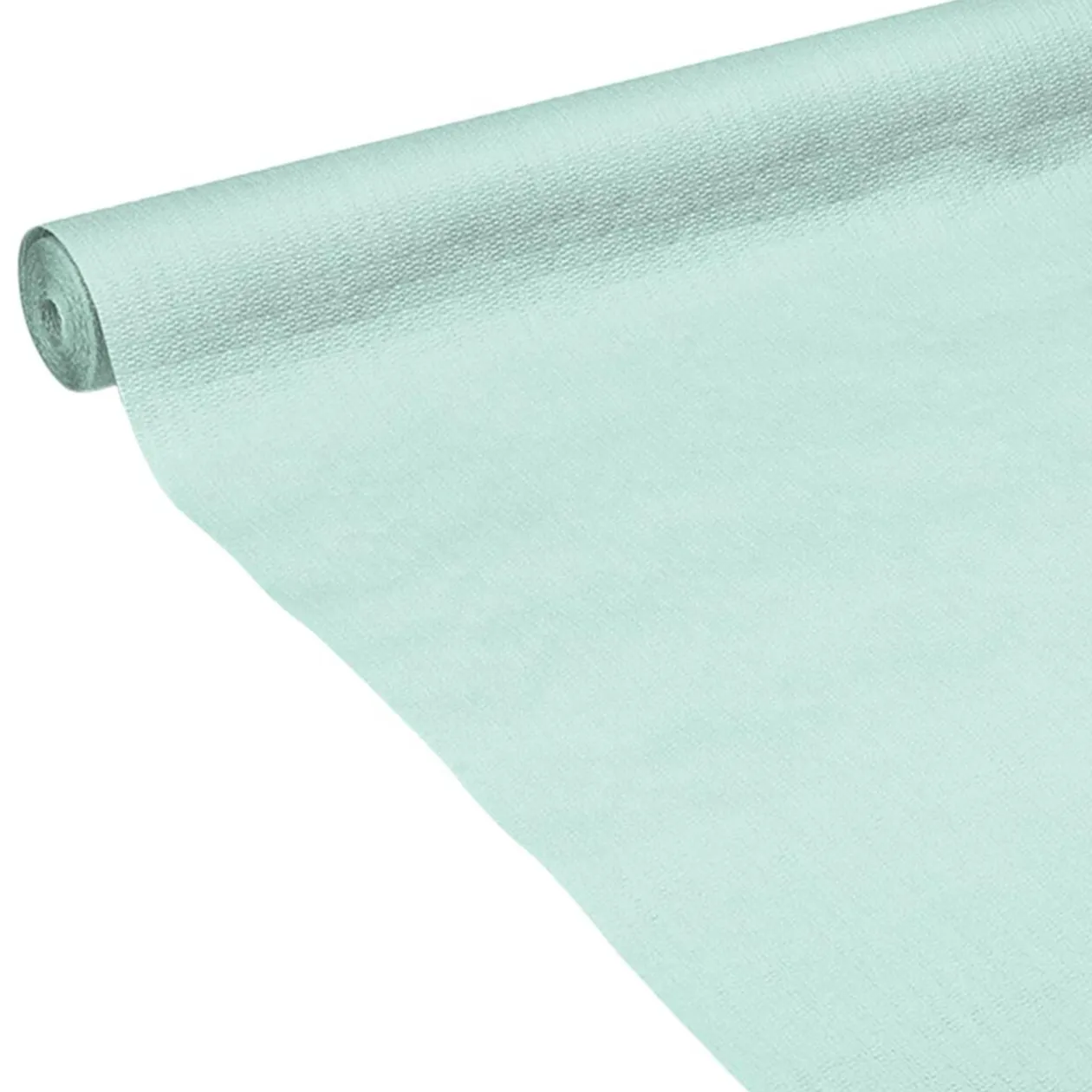 Nappe gauffrée vert d'eau en papier 20 m