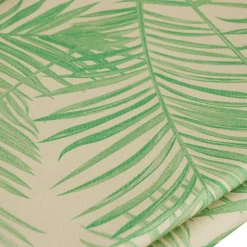Nappe jetable imprimé feuillage 140x220 cm