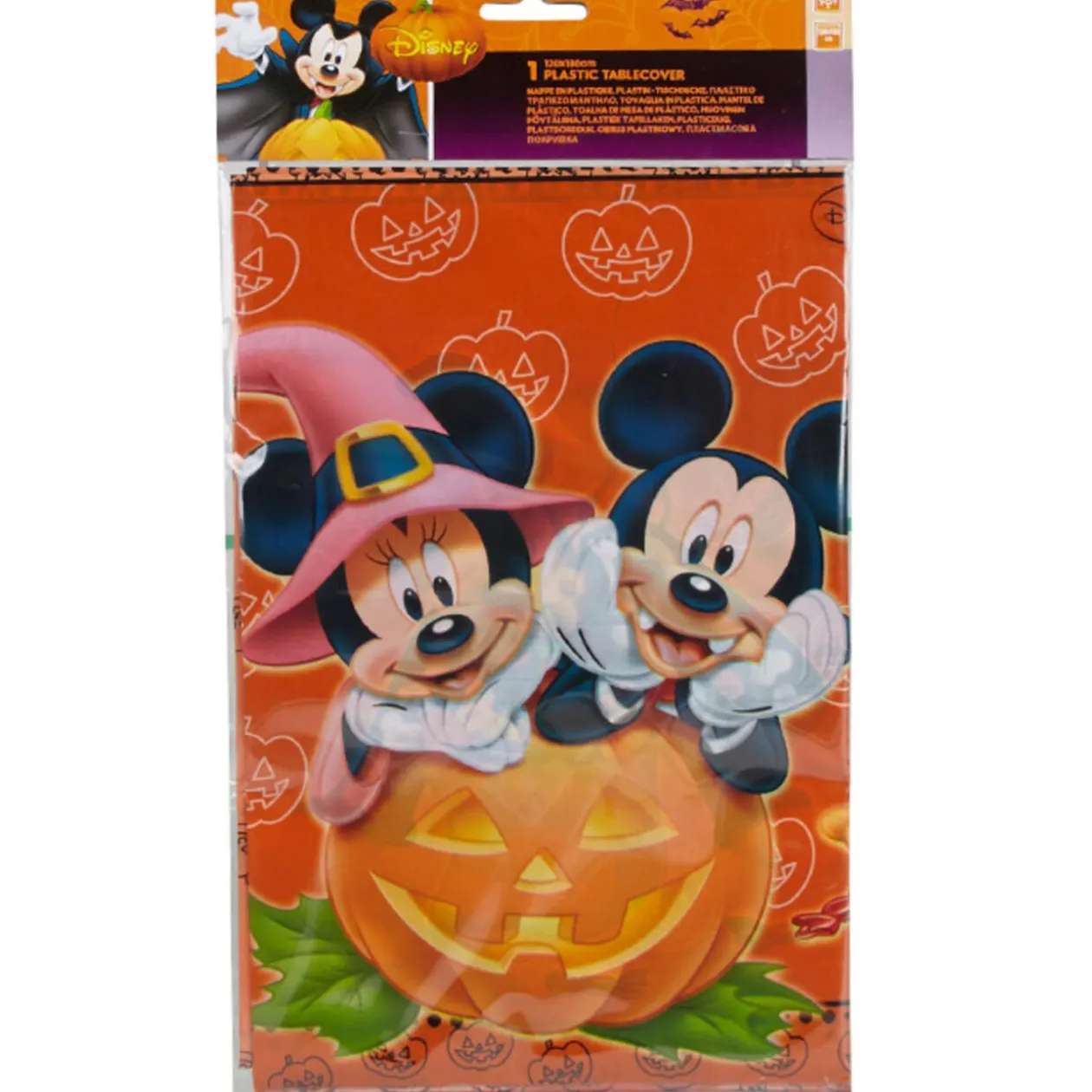 Nappe plastique Mickey Halloween
