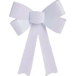 Noeud à suspendre blanc iridescent