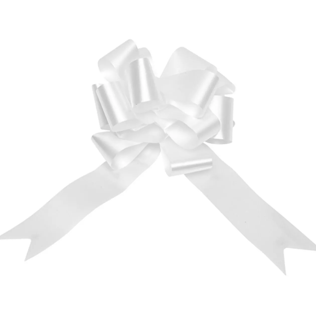 Noeud à tirer blanc x4