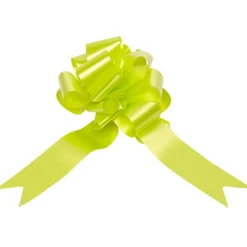 Noeud à tirer vert anis x4